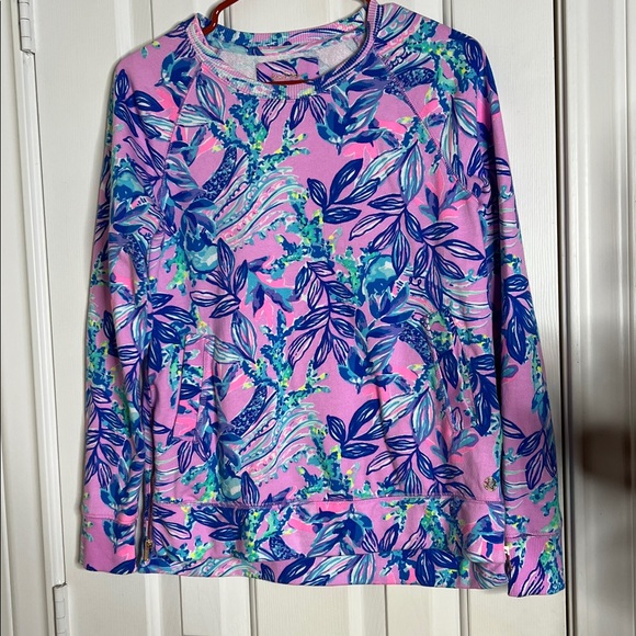 Lilly Pulitzer Luxletic Beach Comber Pullover XS - Picture 6 of 13